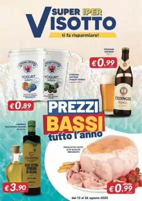 Volantino Supermercati Visotto (valido fino al 26-08)