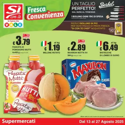 Volantino Sì con te (valido fino al 27-08)