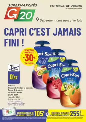 Catalogue G20 (valable jusqu'au 7-09)