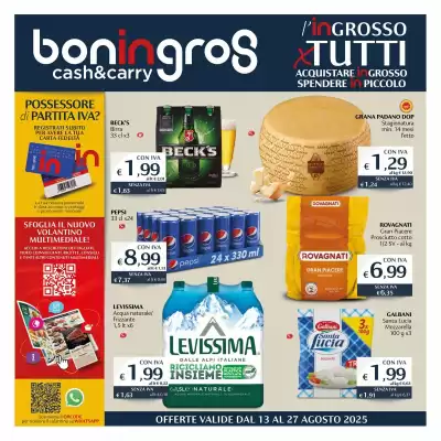 Volantino Boningros Cash and Carry (valido fino al 27-08)