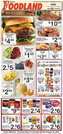 Foodland Weekly Ad week 33 Page 1