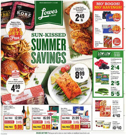Lowes Foods Weekly Ad week 33 Page 1