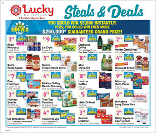 Lucky Supermarkets Weekly Ad Page 1