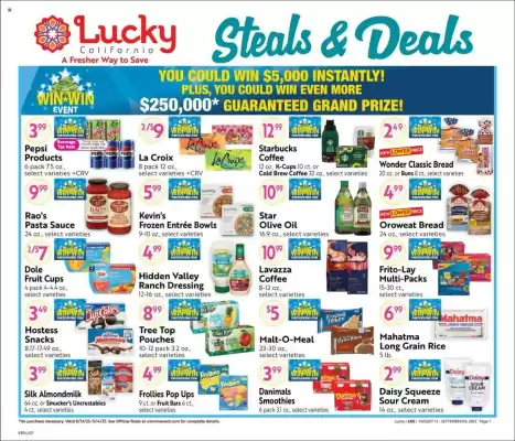 Lucky Supermarkets Weekly Ad (valid until 4-11)