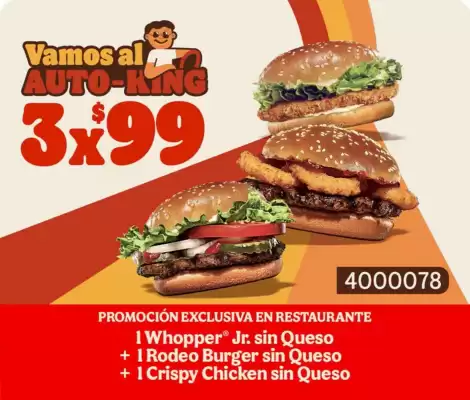 Catálogo Burger King (válido hasta 31-12)