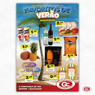Folheto GidaCarnes Supermercados (válido até 26-08)