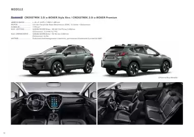 Subaru Flugblatt | Crosstrek Seite 12