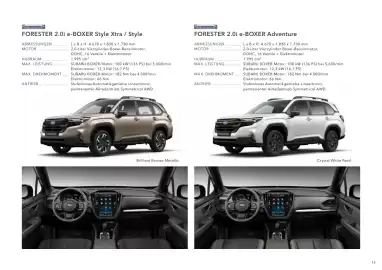 Subaru Flugblatt | Forester Seite 13