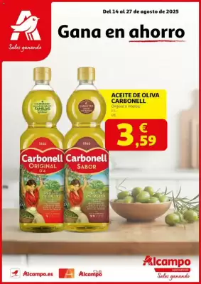 Folleto Alcampo supermercado (válido hasta el 27-08)