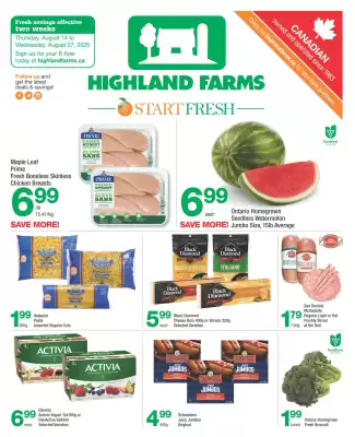 Highland Farms flyer (valid until 3-09)