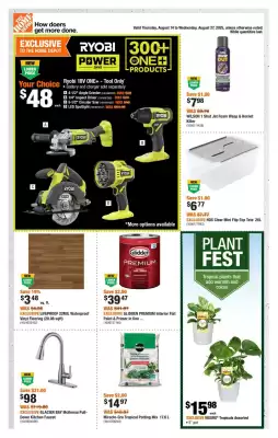 Home Depot flyer