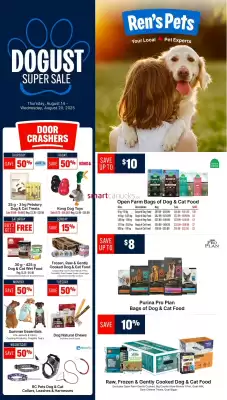 Ren’s Pets Depot flyer (valid until 3-09)