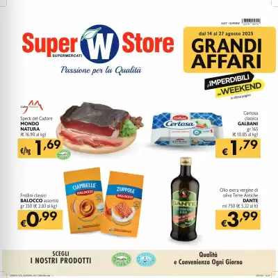Volantino SuperW (valido fino al 27-08)