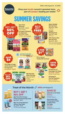 Total Pet flyer (valid until 20-08)