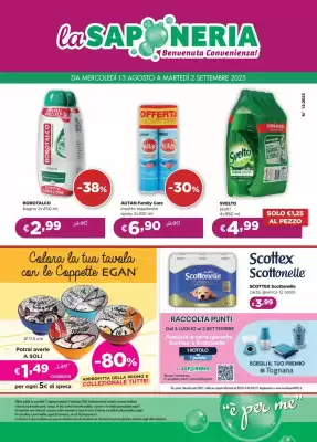 Volantino La Saponeria (valido fino al 2-09)