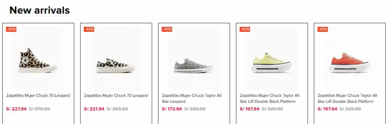 Catálogo Converse (válido hasta 23-08)