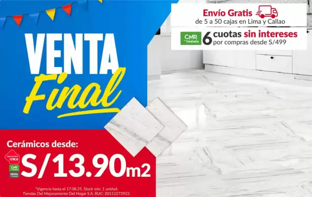 Catálogo Sodimac (válido hasta 17-08)