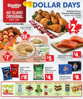 Quality Foods flyer (valid until 21-08)