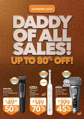 Shaver Shop catalogue (valid until 9-09)