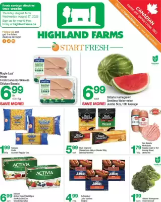 Highland Farms flyer