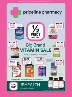 Priceline catalogue (valid until 27-08)