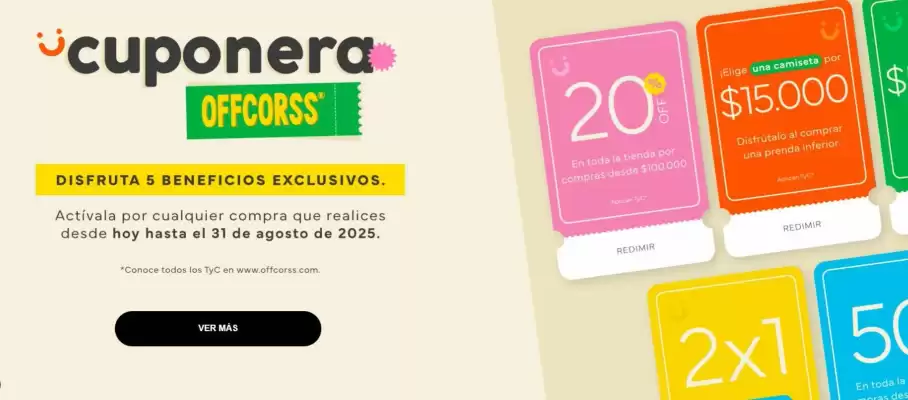 Catálogo Offcorss (válido hasta 31-08)