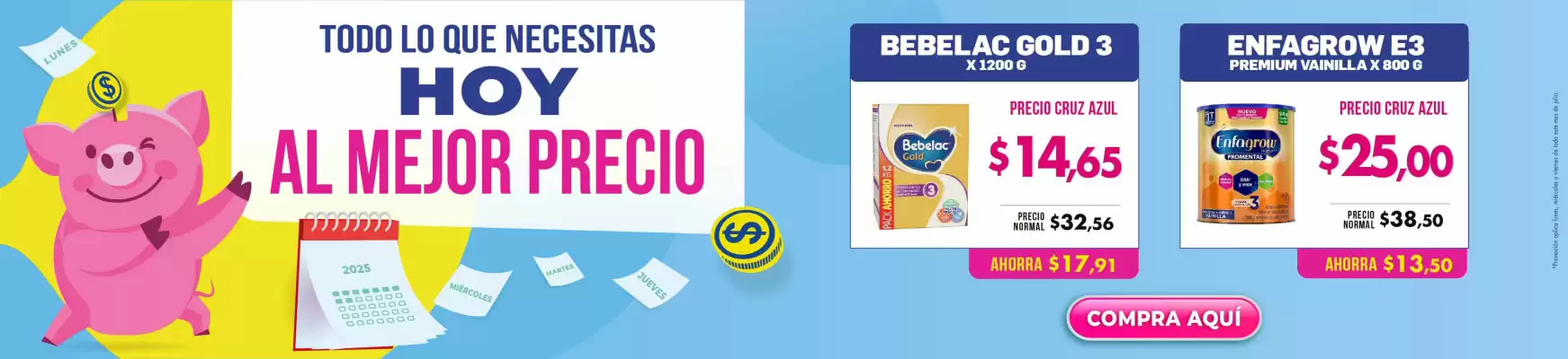 Catálogo Farmacias Cruz Azul (válido hasta 17-08)