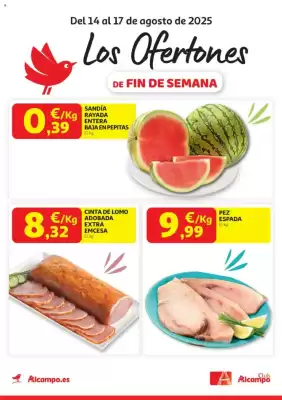Folleto Alcampo (válido hasta el 17-08)