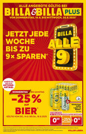 Billa Flugblatt woche 33 Seite 1