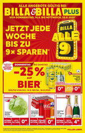 Billa Flugblatt woche 33 Seite 1