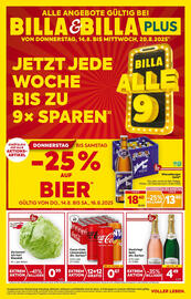 Billa Flugblatt woche 33 Seite 1