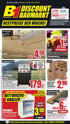 B1 Discount Baumarkt Prospekt (gültig bis 22-08)