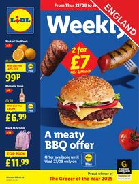 Lidl leaflet week 34 Page 1