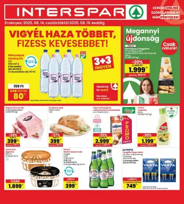 Interspar akciós újság (érvényes eddig: 19-08)