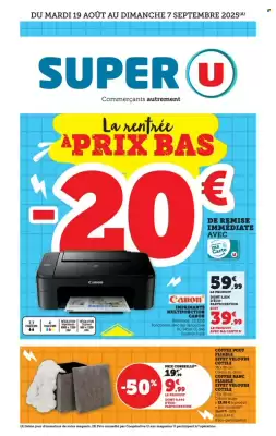 Catalogue Super U (valable jusqu'au 7-09)