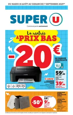 Catalogue Super U (valable jusqu'au 7-09)