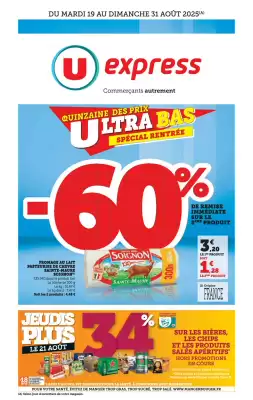 Catalogue U Express (valable jusqu'au 31-08)