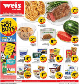 Weis Markets Weekly Ad week 33 Page 1