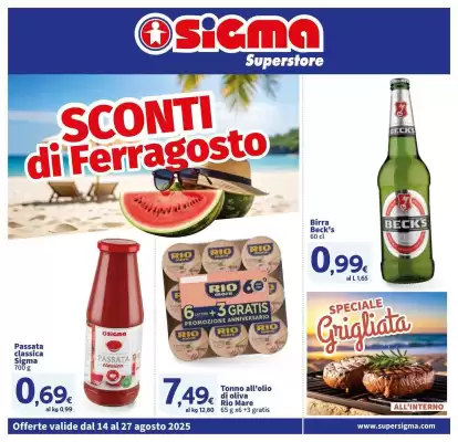 Volantino Sigma Superstore (valido fino al 27-08)