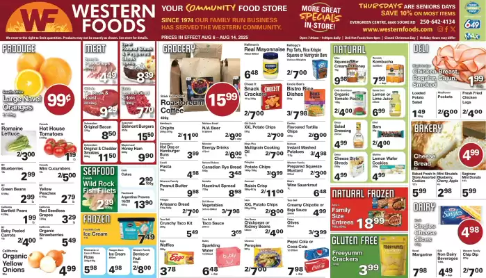 Western Foods flyer (valid until 20-08)