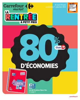 Catalogue Carrefour Market (valable jusqu'au 7-09)