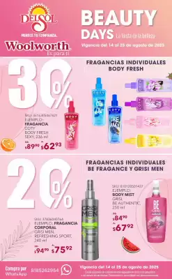 Catálogo Woolworth (válido hasta 25-08)