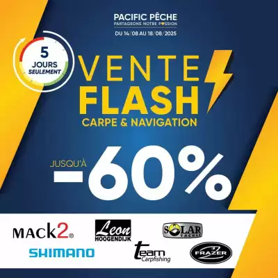 Catalogue Pacific Pêche (valable jusqu'au 18-08)