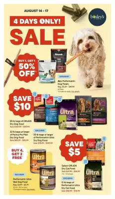 Bosley's flyer (valid until 20-08)