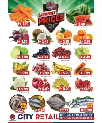 City Retail Supermarket catalogue (valid until 17-08)