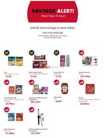 The Bargain Shop flyer week 33 Page 1