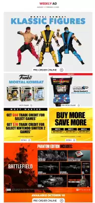 GameStop flyer (valid until 20-08)