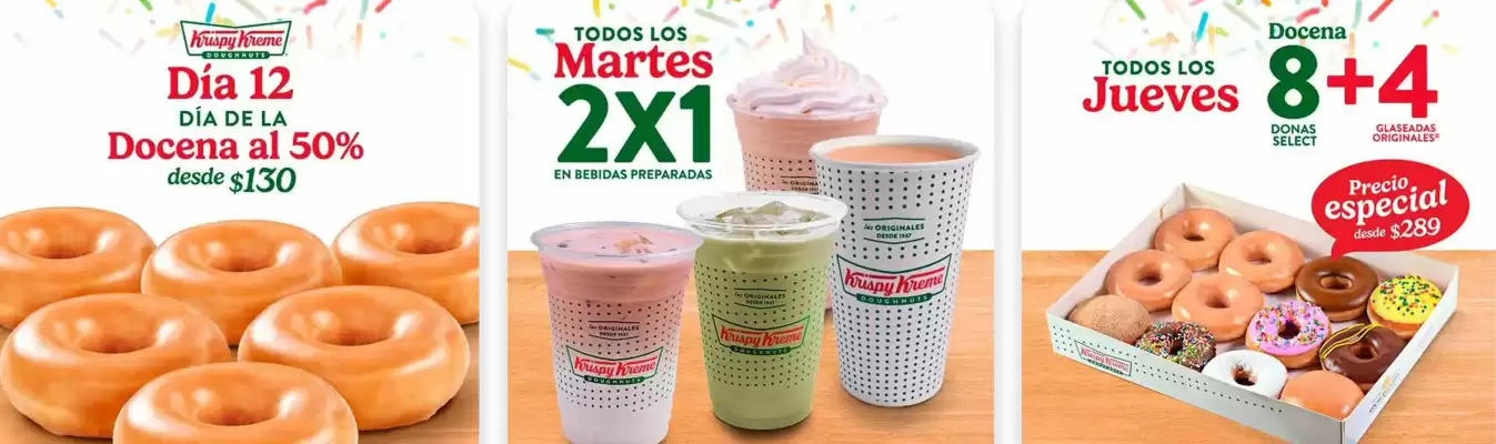 Catálogo Krispy Kreme (válido hasta 31-12)