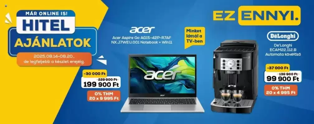 Euronics akciós újság (érvényes eddig: 20-08)