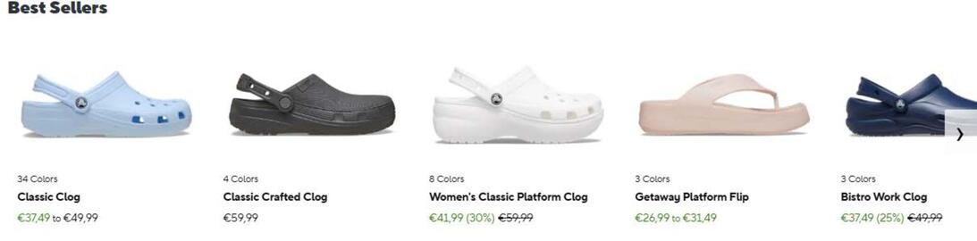 Catálogo Crocs Página 1